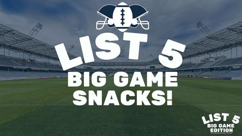 List 5: Big Game Edition
